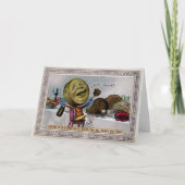  Victoriaans Kaart voor Kerstmis (Voorkant)