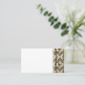 Victoriaans Kader Skulls Gothic Skeleton Gothic Afsprakenkaartje (Staand voorkant)