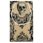 Victoriaans Kader Skulls Gothic Skeleton Gothic Klein Cadeauzakje (Achterkant)