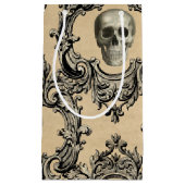 Victoriaans Kader Skulls Gothic Skeleton Gothic Klein Cadeauzakje (Voorkant)