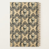 Victoriaans Kader Skulls Gothic Skeleton Gothic Planner (Achterkant)