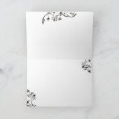 Victoriaans kant Wenskaart Kaart (Binnen)