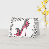 Victoriaans kant Wenskaart Kaart (Gele Bloem)