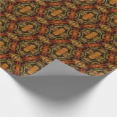 Victoriaans kantelpatroon - met de hand beproefd cadeaupapier (Hoek)