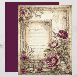 Victoriaans & Kanten Scrapbook Papier