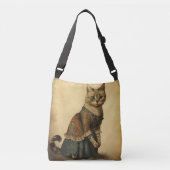 Victoriaans  kat crossbody tas (Voorkant)