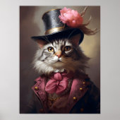 Victoriaans kat poster (Voorkant)