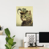  Victoriaans Kat Poster Afdrukmuur Kunst (Thuiskantoor)