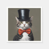 Victoriaans kat servet (Voorkant)