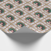  Victoriaans Kate Greenaway XMas Cadeaupapier (Hoek)