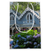 Victoriaans Katoen in Blue - Martha's wijntuin Medium Cadeauzakje (Voorkant)