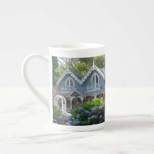 Victoriaans Katoen in Blue - Martha's wijntuin Porselein Kop