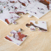 Victoriaans Katoen in sneeuw - Martha's wijngaard Legpuzzel (Zijkant)