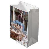 Victoriaans Katoen in sneeuw - Martha's wijngaard Medium Cadeauzakje (Voorkant Gekanteld)