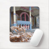 Victoriaans Katoen in sneeuw - Martha's wijngaard Muismat (Met muis)