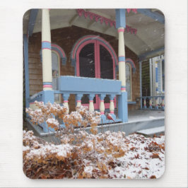 Victoriaans Katoen in sneeuw - Martha's wijngaard Muismat