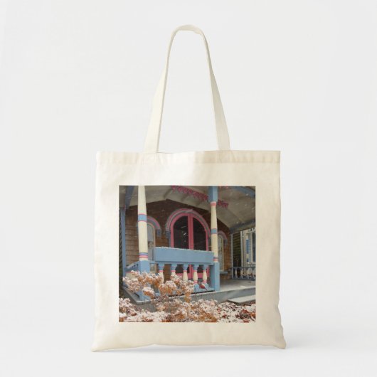 Victoriaans Katoen in sneeuw - Martha's wijngaard Tote Bag (Voorkant)