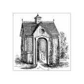 Victoriaans katoenhoudend  Greenhouse Rubberstempel (Afrduk)