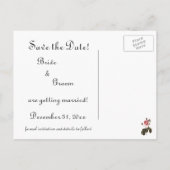 Victoriaans katten in Petten Bewaar de datum Aankondigingskaart (Achterkant)