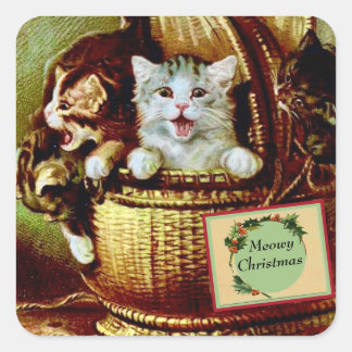 Victoriaans katten Sticker