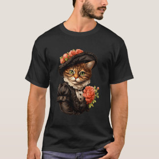  Victoriaans kattenliefhebbers Eigenlijke Klassiek T-shirt