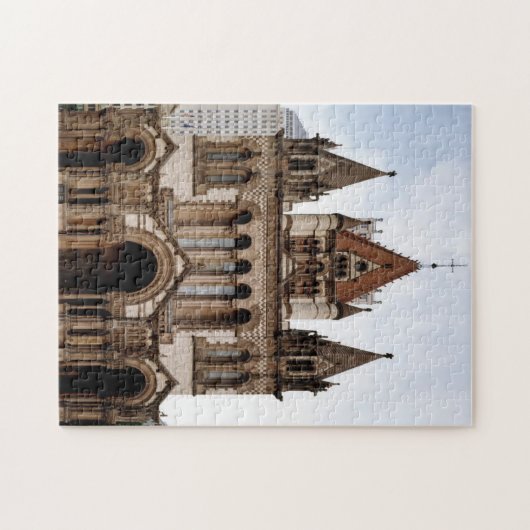 Victoriaans kerk van Puzzles Legpuzzel (Horizontaal)
