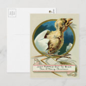  Victoriaans kerst Briefkaart (Voorkant / Achterkant)