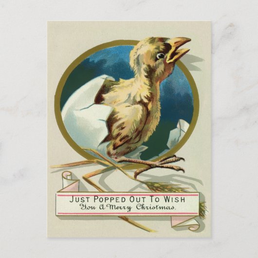  Victoriaans kerst Briefkaart (Voorkant)