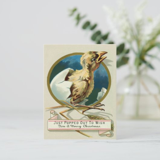  Victoriaans kerst Briefkaart (Staand voorkant)