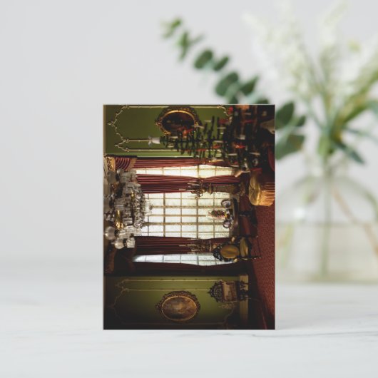 Victoriaans kerst briefkaart (Staand voorkant)