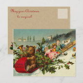 Victoriaans kerst Briefkaarten (Voorkant / Achterkant)