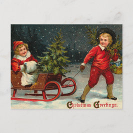 Victoriaans kerst Briefkaarten