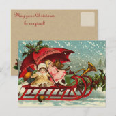 Victoriaans kerst Briefkaarten (Voorkant / Achterkant)