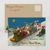 Victoriaans kerst Briefkaarten (Voorkant / Achterkant)