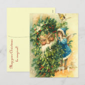 Victoriaans kerst Briefkaarten (Voorkant / Achterkant)
