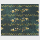 Victoriaans kerst cadeaupapier (Vlak)