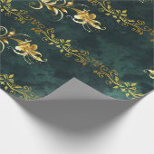 Victoriaans kerst cadeaupapier (Hoek)