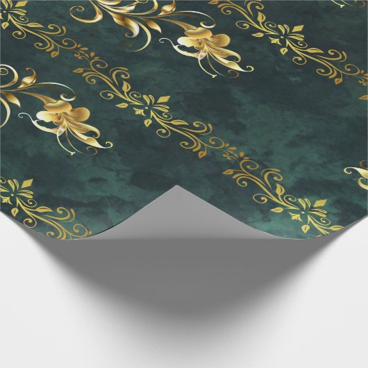 Victoriaans kerst cadeaupapier (Hoek)