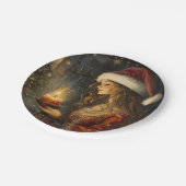 Victoriaans kerst charme Borden Papieren Bordje (Gekanteld)