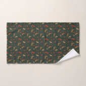 Victoriaans Kerst Dier & Botanisch  Bad Handdoek (Handdoek)