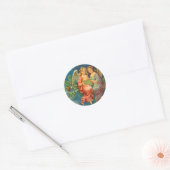 Victoriaans kerst engel Stickers (Envelop)