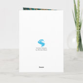  Victoriaans kerst Feestdagen Kaart (Achterkant)