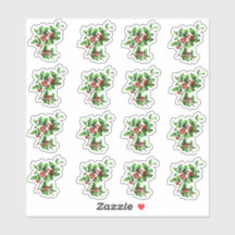 Victoriaans Kerst Holly Envelope Seal