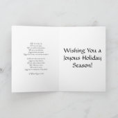 Victoriaans Kerst Kaart Vriendelijke Hond & Kat (Binnen)