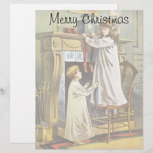 Victoriaans kerst, kerstbekentenissen voor kindere (Voorkant / Achterkant)