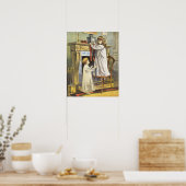 Victoriaans kerst, kerstbekentenissen voor kindere poster (Keuken)
