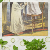 Victoriaans kerst, kerstbekentenissen voor kindere theedoek (Gevouwen)