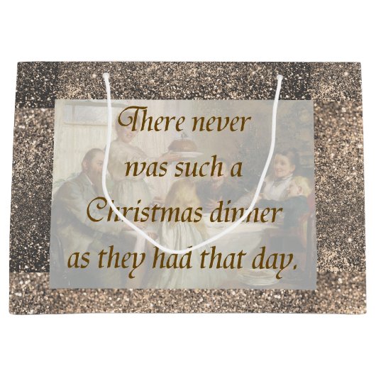 Victoriaans kerst large cadeautasje (Voorkant)