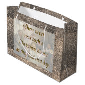 Victoriaans kerst large cadeautasje (Achterkant Gekanteld)