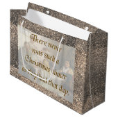 Victoriaans kerst large cadeautasje (Voorkant Gekanteld)